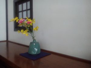 札幌かに本家「個室に飾ってあった花（2019/1/12）」