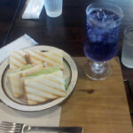いろどり珈琲「朝サンドイッチとソーダ（色：紫）」