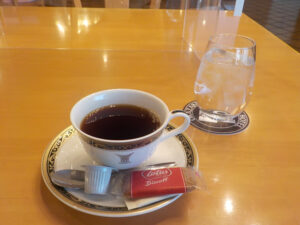 岡崎ニューグランドホテル　ラウンジのホットコーヒー