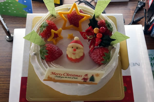 X Masケーキはカントリークリスマスのケーキ Argento Luce 日常ブログ