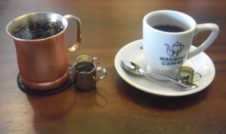 星乃珈琲「アイスコーヒーとホットコーヒー」