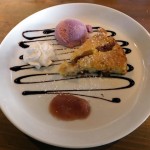 cafe mitte「今月のケーキ・いちじくのベイクドチーズケーキ（2015/9/27）」